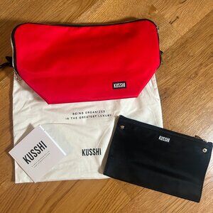 Kusshi Signature Fabric Makeup Bag